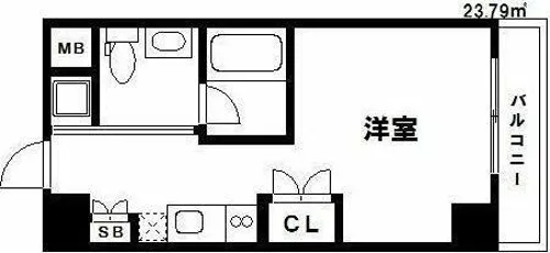 リヴィエールシャン【4階】の間取り
