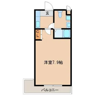セルジュYS東園田【4階】の間取り