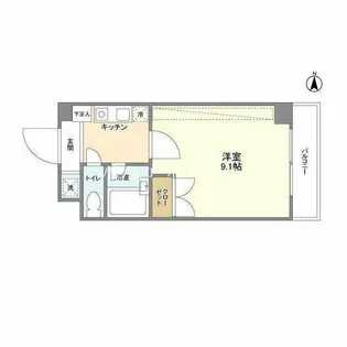 クリスティ南塚口【6階】の間取り