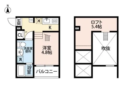 ラ・カンパネラ【1階】の間取り