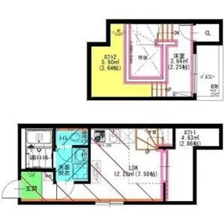 RadIAnce名城公園 S棟【1階】の間取り