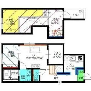 RadIAnce名城公園 S棟【1階】の間取り