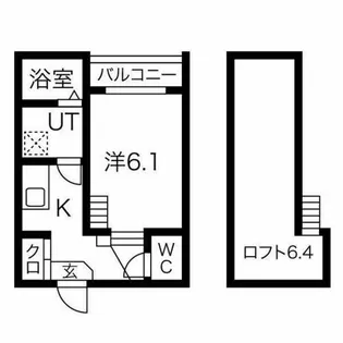 スパジオ フェリーチェ【1階】の間取り