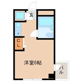 キューブ武庫川6【5階】の間取り