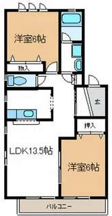 リッツハウス【2階】の間取り