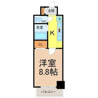 パルティール覚王山【6階】の間取り
