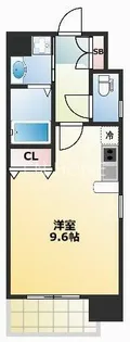 アーバンフラッツ上町【8階】の間取り