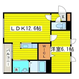 Shalom14【302号室】の間取り