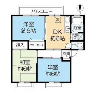 ガーデンハイツ武庫【2階】の間取り