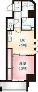 ディアコート白川【8階】の間取り