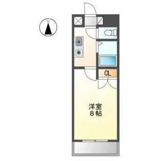 セントラルコート八田【2階】の間取り