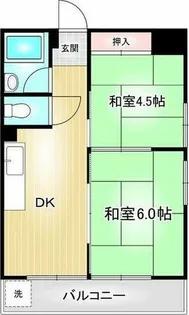 石坂ハイツ【5階】の間取り