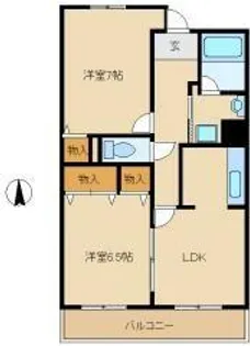 ヴァンベール尼崎【1階】の間取り