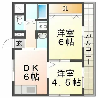 ジラソーレ【302号室】の間取り