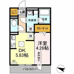 アヴェニール【2階】の間取り