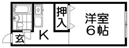 レジデンス柏【2階】の間取り