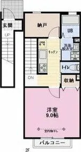 ブレイヴ ベイサイド【2階】の間取り