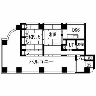 エムワイビル【4A号室】の間取り