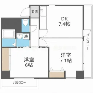 ボーグ新大阪【3階】の間取り