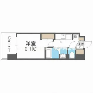 Luxe新大阪西【1階】の間取り