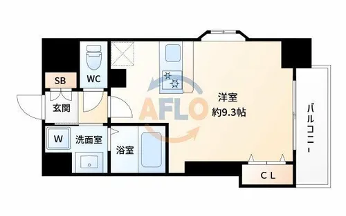Luxe新大阪Ⅳ【3階】の間取り