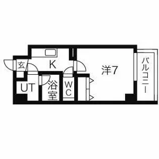 プロシード吹上【7階】の間取り