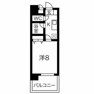 ベル池下【9階】の間取り