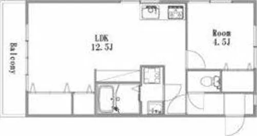 プチハウス石原【1階】の間取り