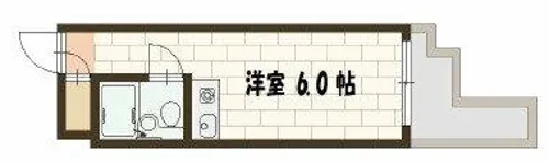 ダイドーメゾン西宮北口X【3階】の間取り