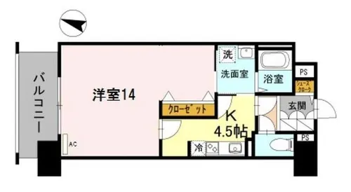 プリマクラッセ【10階】の間取り