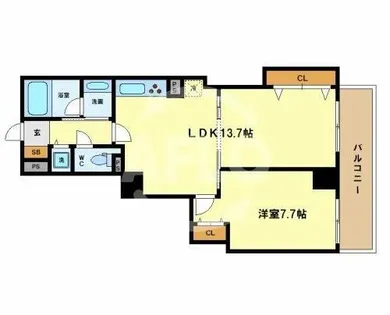 樹樹ガーデン【3階】の間取り