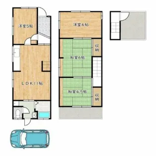 大阪府和泉市葛の葉町1丁目【一戸建】の間取り