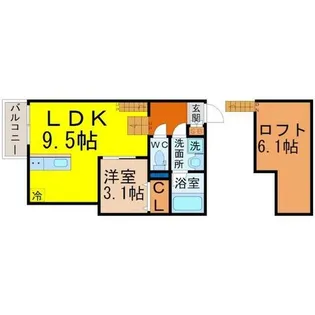 FAMILY STAGE川名I(ファミリーステージ川名I)【1階】の間取り