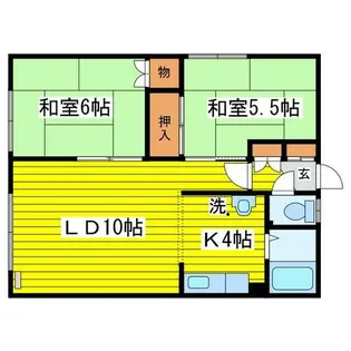 コーポ吉沢【202号室】の間取り