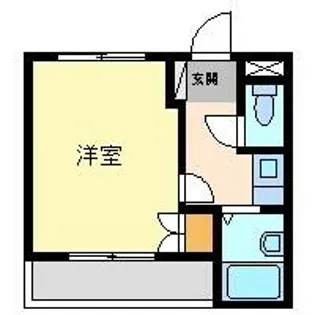 フォンテーヌ武庫之荘【2階】の間取り