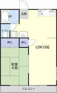 グランパスA【2階】の間取り