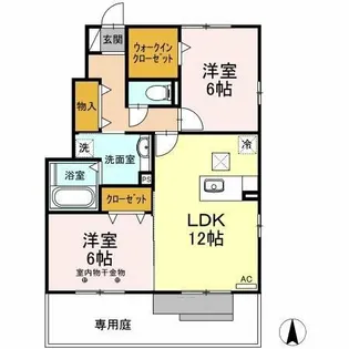 グラン・シャリオ【101号室】の間取り