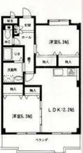 サンシャイン松河【1階】の間取り