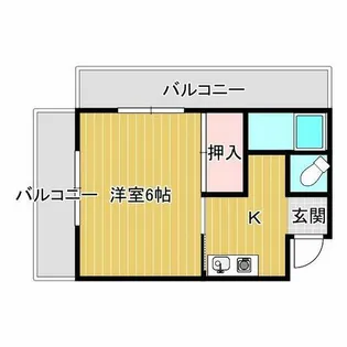 王子ビル【4階】の間取り