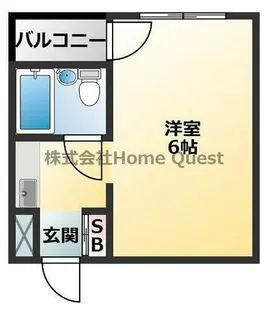 solana八戸ノ里【301号室】の間取り