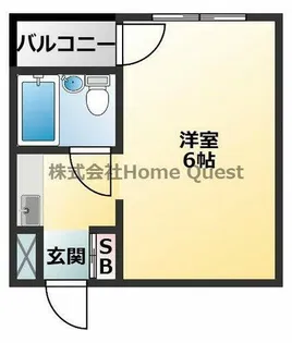 solana八戸ノ里【306号室】の間取り