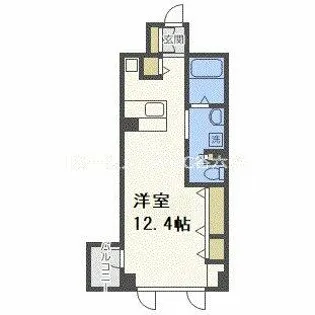 RIDGE北堀江【5階】の間取り