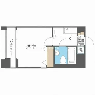 ISM中之島レジデンス【5階】の間取り