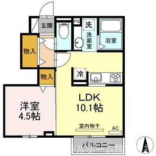 佳未【1階】の間取り