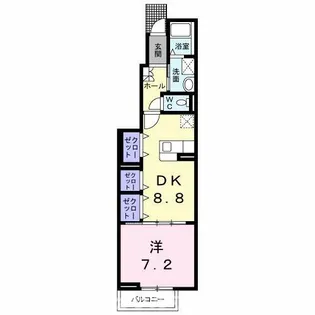 プラタ エムⅢ【1階】の間取り