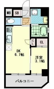 ネクストステージ本町【11階】の間取り