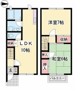 メゾンベルジュール【B-3号室】の間取り