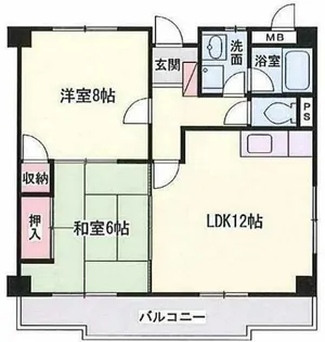 ノールボアーI【302号室】の間取り