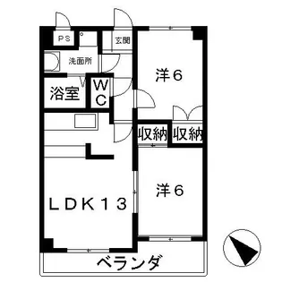 アルボーレヴィラ【2階】の間取り