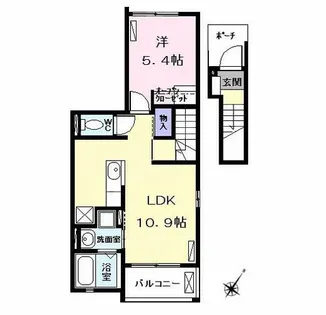 サザンクロスMⅡY【2階】の間取り